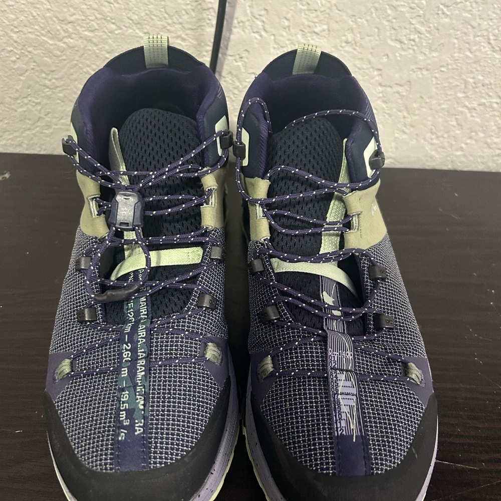 DQ Women's Navy and Gray Sneakers - Picture 2 of 4